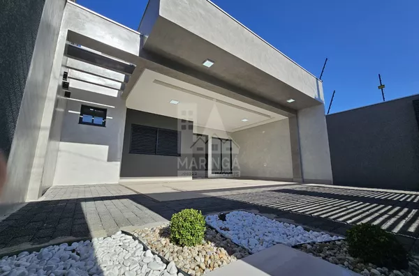 Casa NOVA com PISCINA para venda, 3 quartos sendo 1 suíte com closet, Jardim Espanha, Maringá PR