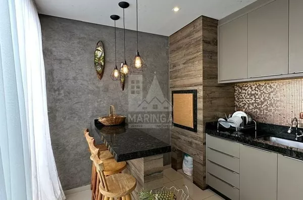 Casa para venda, 3 quartos sendo 1 suíte, com móveis planejados,  Jardim Paulista, Maringá