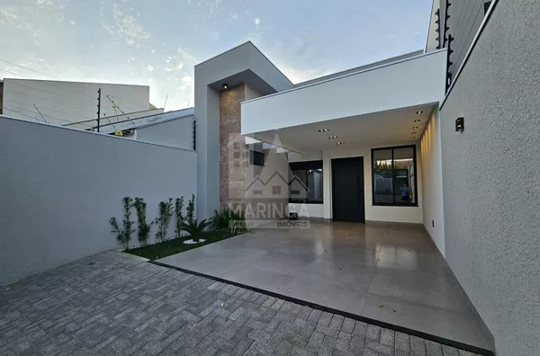 Casa NOVA para venda com 3 quartos sendo 1 suíte, Jardim Monte Rei, Maringá PR