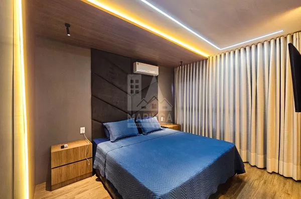 EVIDENCE | PLAENGE - Apartamento MOBILIADO e DECORADO a venda, 3 suítes, Zona 03, Maringá PR - PORTEIRA FEHCADA - Foto 28
