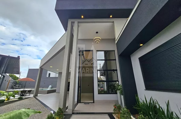 Casa NOVA SEMI-MOBILIADA a venda, 3 suítes, Piscina Aquecida, Jd. Paris III, Maringá PR