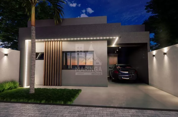 Casa em FASE DE OBRAS para venda com 3 quartos sendo 1 suíte, piscina, Jardim Espanha, Maringá PR