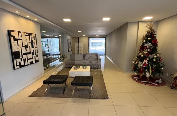 hall Apartamento MOBILIADO a venda, 3 quartos (1 suíte) Vila Cleópatra, Maringá PR - Edifício Solar do Bosque