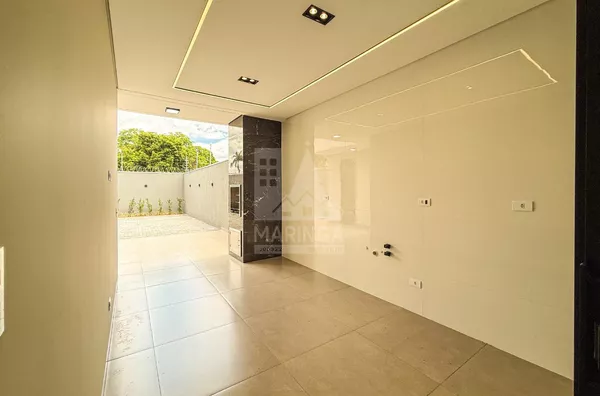 Área gourmet da casa com 3 quartos (1 suíte) no Jardim Alvorada em Maringá