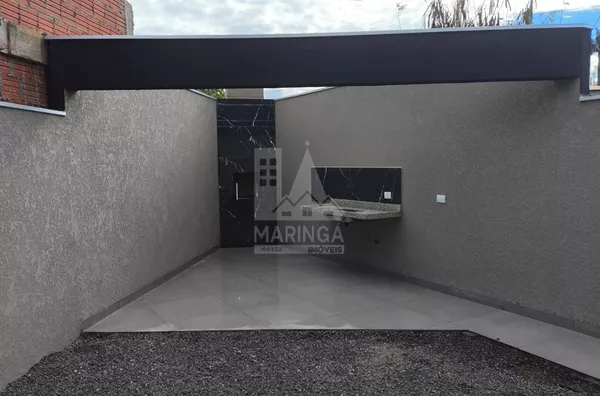 Casa para venda, 3 quartos, corredor lateral, área gourmet,  Jardim Itália, Marialva