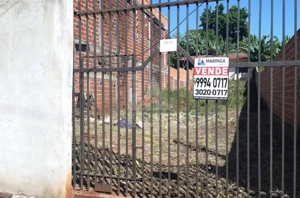 Terreno venda Maringá, Jardim Alvorada, 243 metros, estuda permuta, pronto para construir
