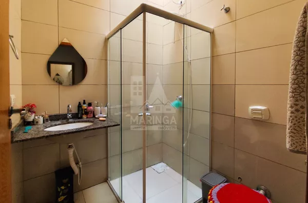 Banheiro social da casa à venda com 2 quartos (1 suíte) Ecovalley