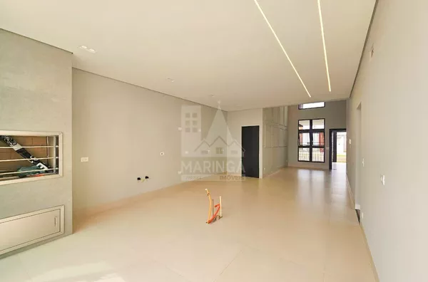 Cozinha gourmet da casa com 3 suítes e piscina no Jd. Munique