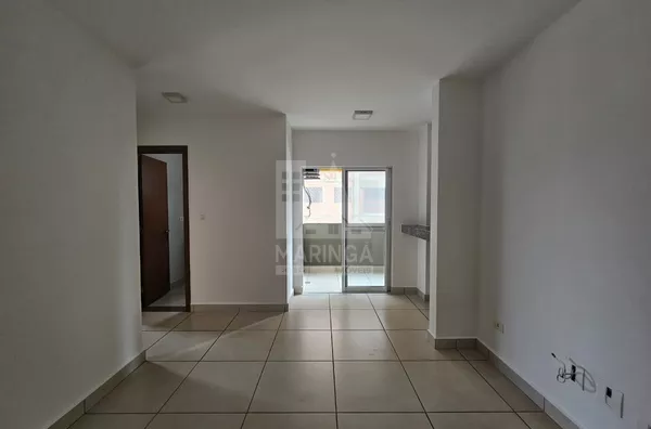 Apartamento a venda com cozinha planejada sacada, 2 quartos, 1 vaga, Zona 07, Maringá PR - Residencial Rouget Village
