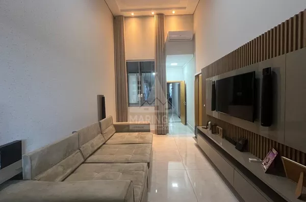 Casa MOBILIADA para venda, 3 quartos sendo 1 suíte, Jardim Higienópolis, Maringá PR, estuda permuta