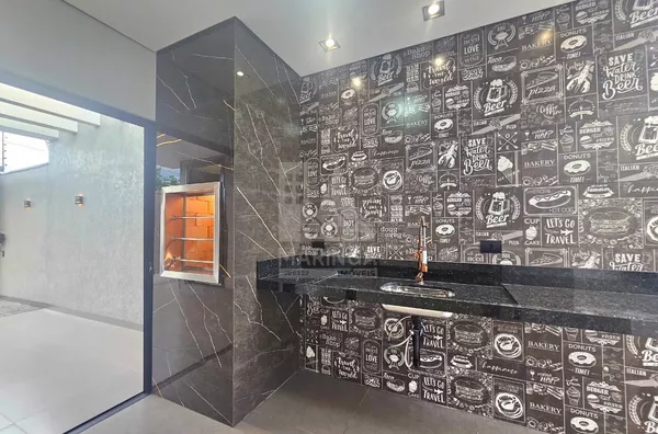 AREA GOURMET 2 - Casa RECEM FINALIZADA a venda, 3 quartos (1 suíte), Ecovalley Ecologic City, Sarandi PR