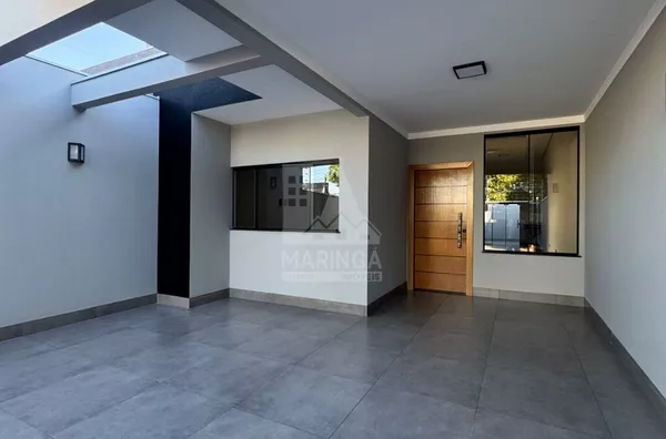 Casa NOVA para venda, 3 quartos sendo 1 suíte, Jardim Universo, Maringá PR