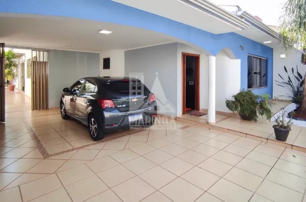 Casa ampla venda Maringá 3 quartos 2 suítes mobiliada, Edícula com churrasqueira no Jardim Imperial - Foto 4