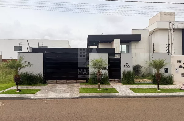 Casa venda moderna em Maringá, 3 quartos (1 suíte) terreno inteiro Jardim Munique - Foto 1