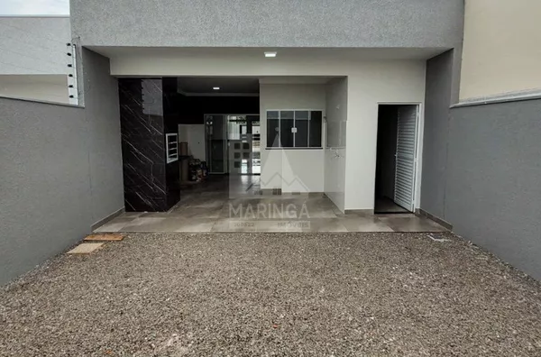 Espaço nos fundos da casa nova com 3 quartos (1 suíte) no Jardim Oásis