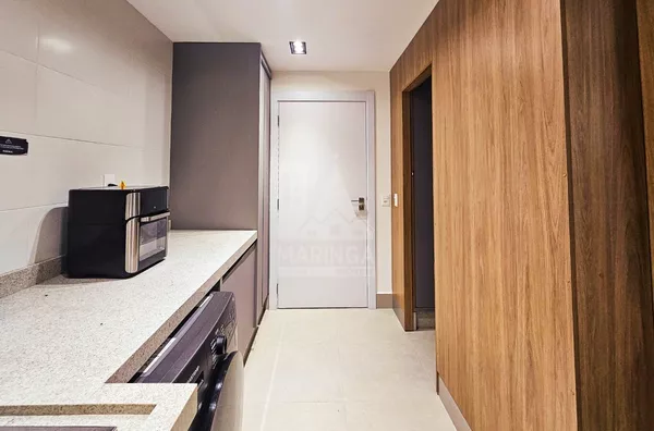 EVIDENCE | PLAENGE - Apartamento MOBILIADO e DECORADO a venda, 3 suítes, Zona 03, Maringá PR - PORTEIRA FEHCADA - Foto 32