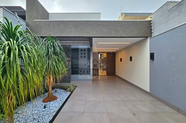 Casa NOVA com SPA a venda, 3 quartos (1 suíte com closet), Jardim Fregadolli, Maringá PR