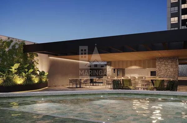 Decorado Prédio do empreendimento Vision 