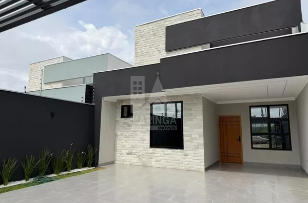 Casa NOVA com PISCINA a venda, 3 quarto (sendo 1 suíte), Jd. Freitas, Maringá PR - Foto 1