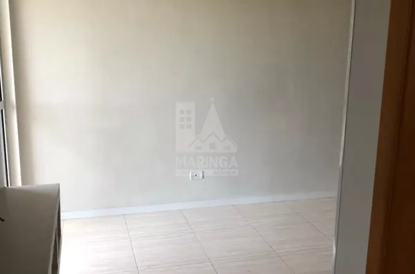 Interna do apartamento semi mobiliado de 2 quartos em Mandaguaçu