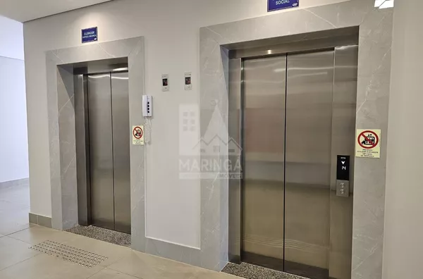 Apartamento venda Maringá, 2 quartos, suíte, sacada, garagem, prox ao Cesumar e Eurogardem, Ed Ilios