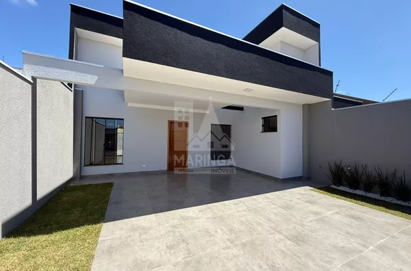 Casa NOVA com AMPLO QUINTAL a venda, 3 quartos (1 suíte), Jardim Paulista IV, Maringá PR