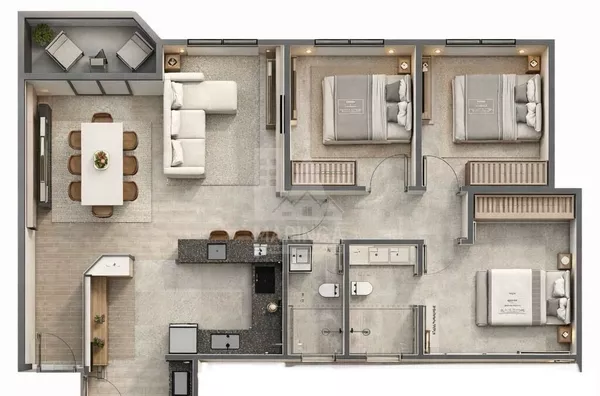 Apartamento 100% REFORMADO a venda, 3 quartos (1 suíte), Chácara Paulista, Maringá PR - Edf. Pantanal - Foto 20