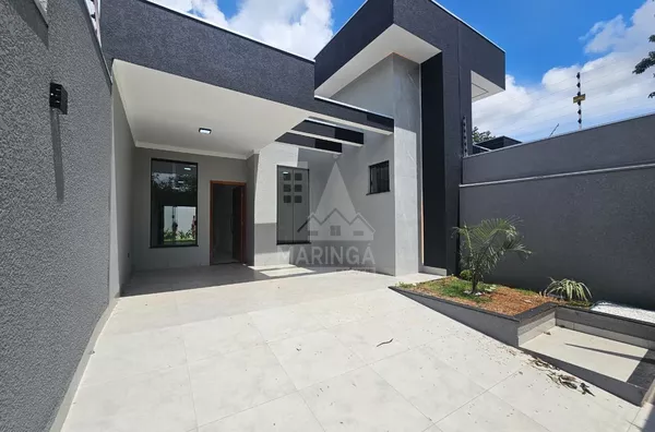MCMV - Casa NOVA a venda, 3 quartos sendo 1 suíte, Loteamento Batel, Maringá PR - Foto 1