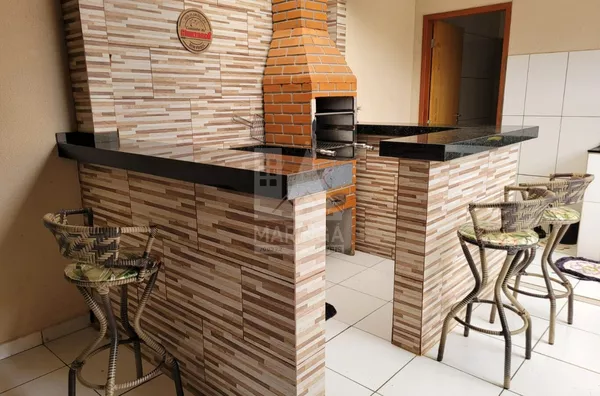 Casa para venda, 3 quartos, com área gourmet e corredor lateral, Jardim Nova Independência, Sarandi