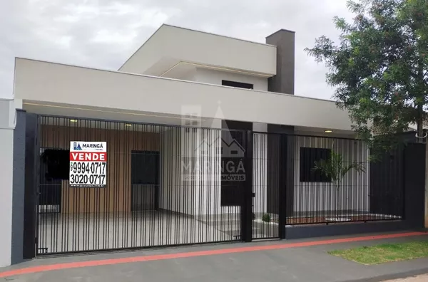 Casa para venda, 3 quartos 1 suíte com área gourmet, próx. a Mandacaru, Parque Das Laranjeiras, Maringá