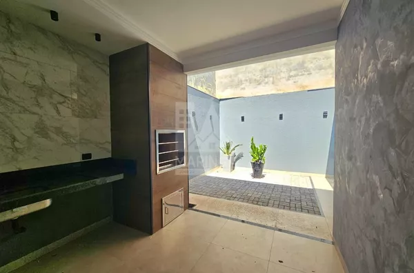 Área gourmet da casa semi mobiliada 3 quartos (1 suíte) Jd. Dias II