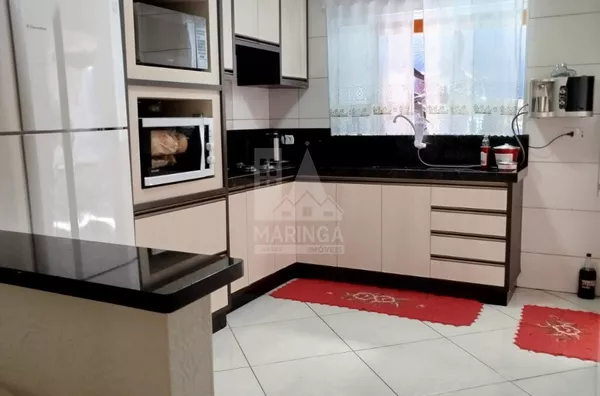 Casa para venda, 3 quartos sendo 1 suíte, com energia solar e planejados,  Jardim Paulista, Maringá