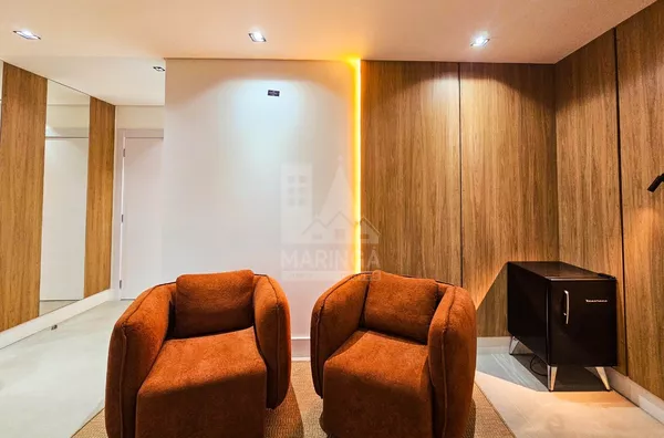 EVIDENCE | PLAENGE - Apartamento MOBILIADO e DECORADO a venda, 3 suítes, Zona 03, Maringá PR - PORTEIRA FEHCADA - Foto 6