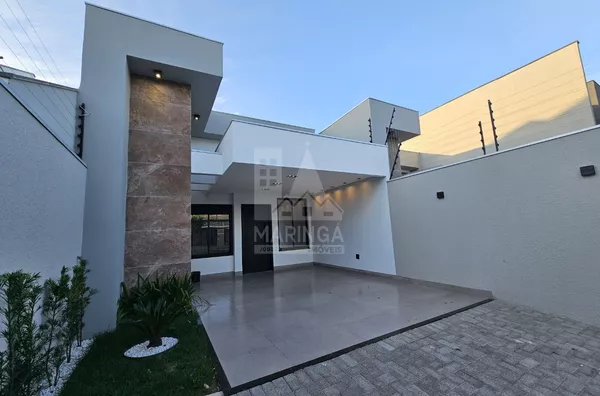 Casa NOVA para venda com 3 quartos sendo 1 suíte, Jardim Monte Rei, Maringá PR
