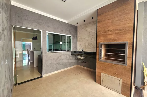 Área gourmet da casa semi mobiliada 3 quartos (1 suíte) Jd. Dias II