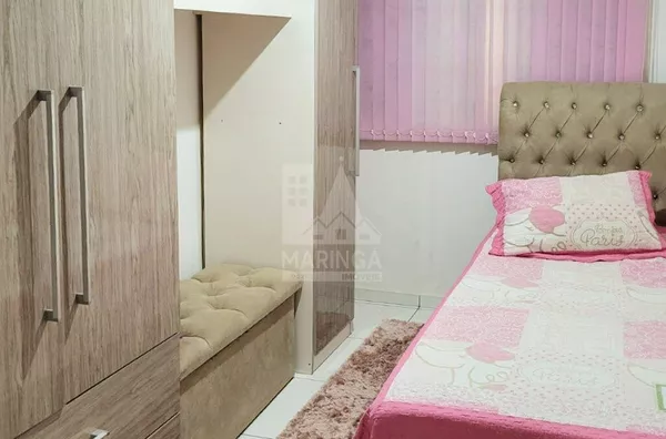 Quarto 2  casa 3 quartos no Jd. Nova Independência em Sarandi