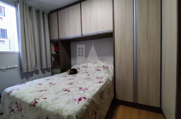 quarto suíte do apartamento mobiliado com suite e sacada vila bosque 