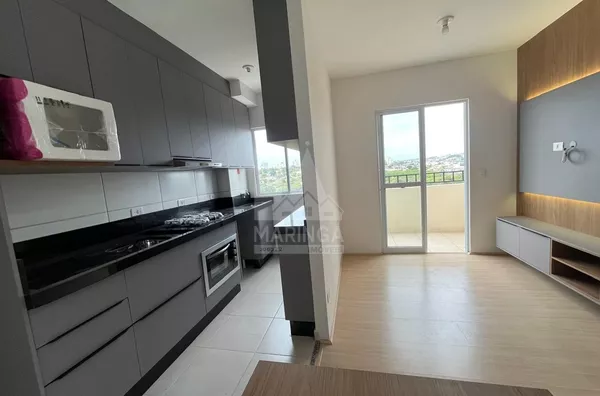 Apartamento NOVO, SEMI MOBILIADO a venda, 2 quartos, sacada, lazer com piscina no Bellus em Maringá 