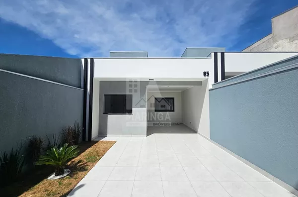 Casa NOVA a venda, 3 quartos sendo 1 suíte, Jardim Três Lagoas, Maringá PR - MCMV