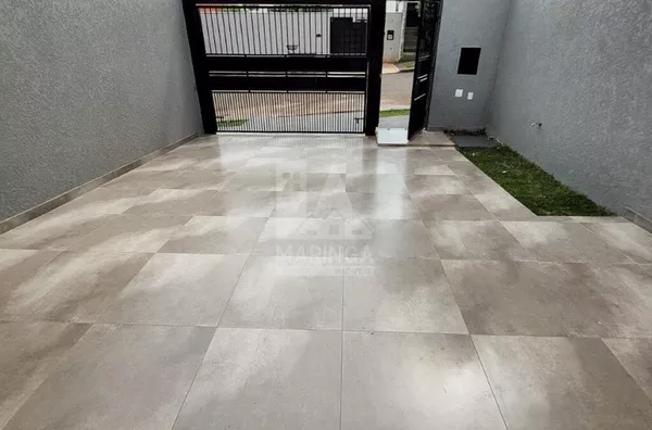 da casa nova com 3 quartos (1 suíte) no Jardim Oásis