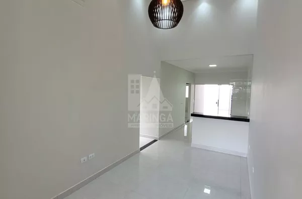 Casa NOVA a venda, 3 quartos sendo 1 suíte, amplo quintal, Jardim Novo Oasis, Maringá PR