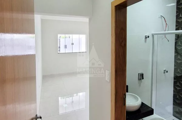 Casa nova de 3 quartos (1 suíte) Jd. Novo Oásis - Maringá