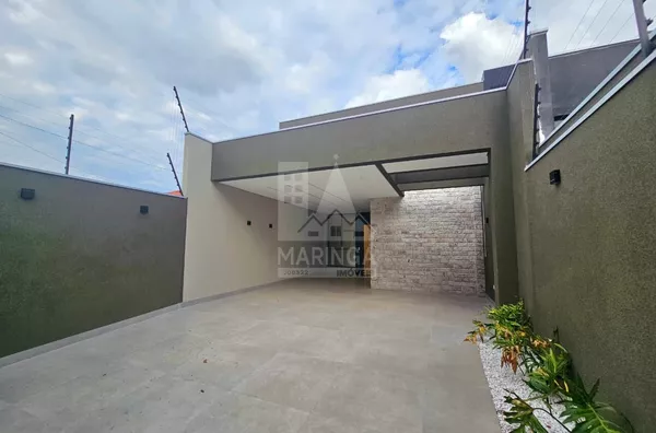 Casa NOVA com PISCINA AQUECIDA, 3 quartos(1 suíte) a venda na Vila Morangueira em Maringá PR