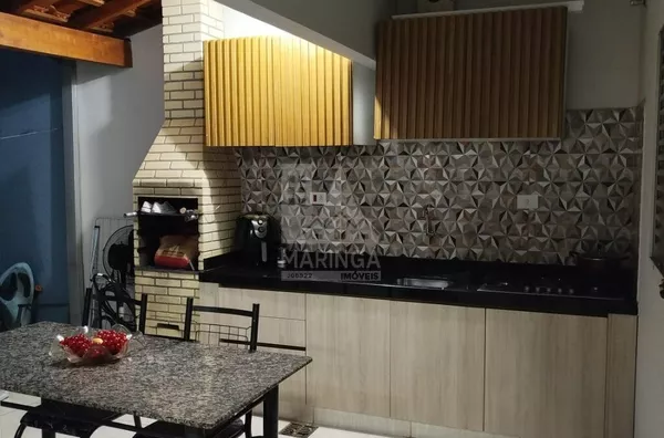 Casa para venda, 3 quartos sendo 1 suíte, com energia solar e planejados,  Jardim Paulista, Maringá