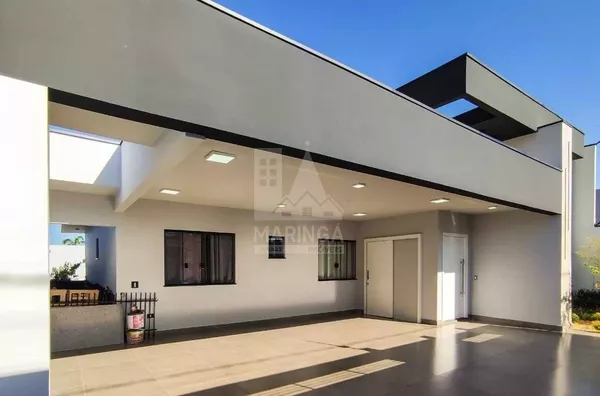 Casa venda Maringá, 3 quartos, suíte, closet, espaço gourmet, 3 vagas, corredor lateral, Jd Munique