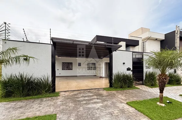 Casa venda moderna em Maringá, 3 quartos (1 suíte) terreno inteiro Jardim Munique - Foto 2