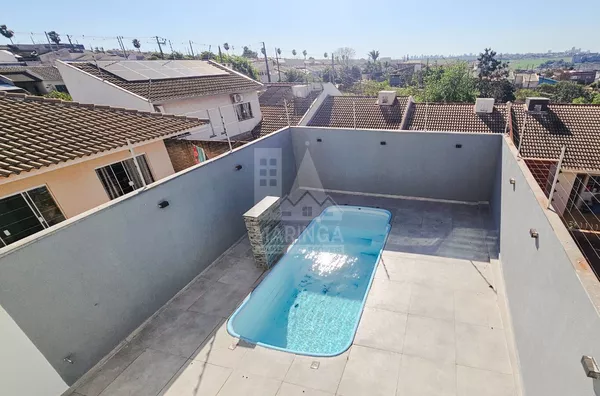 Sobrado com piscina, 3 quartos (1 suíte) no Ecovalley