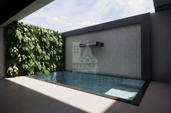 Casa em FASE DE OBRAS para venda com 3 quartos sendo 1 suíte, piscina, Jardim Espanha, Maringá PR