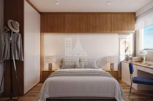 Apartamento a venda em Maringá 2 quartos,  Sacada com churrasqueira, Piscina, Jardim Rebouças