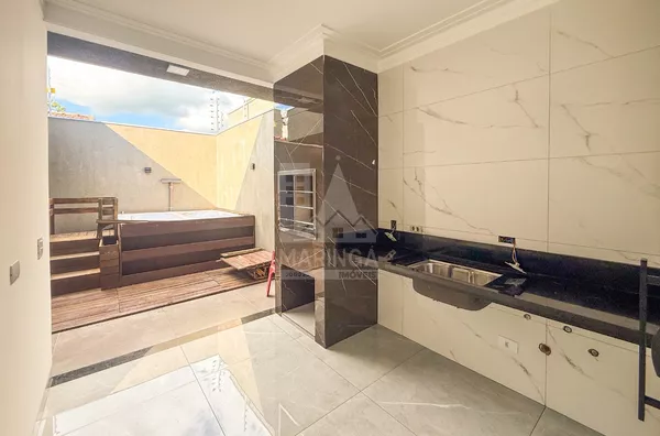 Área gourmet da casa à venda com 3 quartos (1 suíte) Jardim Alvorada